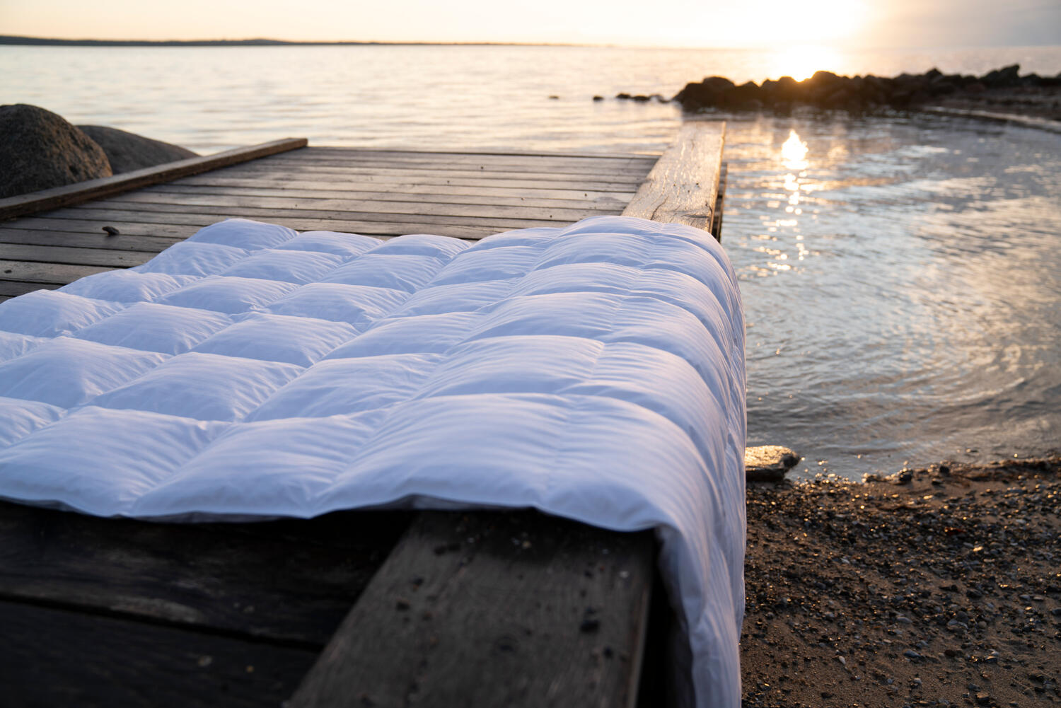 Pure Sleep Moskusdun helårsdyne - hvid